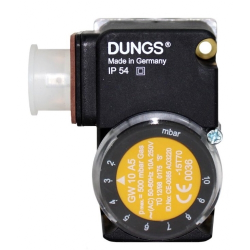 DUNGS GW 10A5 2 - 10 MBAR, GAZ HAVA BASIN PRESOSTAT