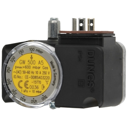 DUNGS GW 500A5 100 - 500 MBAR, GAZ HAVA BASIN PRESOSTAT