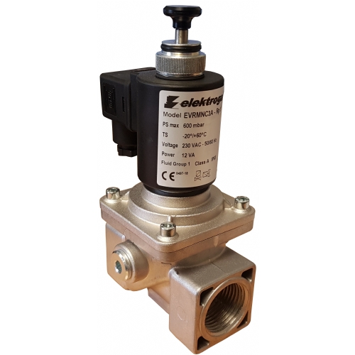 ELEKTROGAS EVRM 6NC1A 1/2 6 BAR EL KURMALI GAZ ALARM SELONOD VENTL